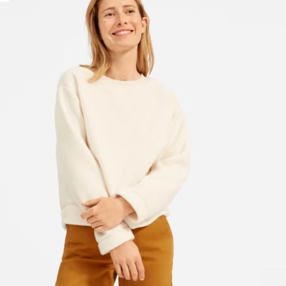 Everlane ReNew Plush Fleece Sweatshirt - Picture 2 of 9